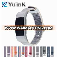 Newest 2019 High quality nylon Watch Band for Fitbit charge 2 smart watch band strap