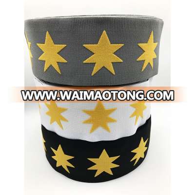 New product High Tenacity 10 inches Convex Nylon beautiful custom jacquard elastic webbing for underwear garment